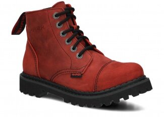 Springerstiefel SHARK NAGABA 6H Rot Crazy Leder