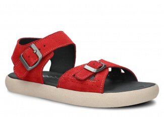 JUGENDSCHUH MODELL 027 ROT velours