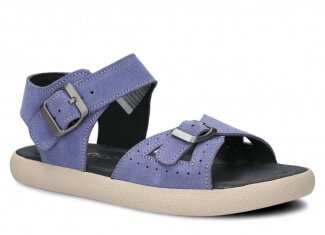 JUGENDSCHUH MODELL 027 Violett velours 