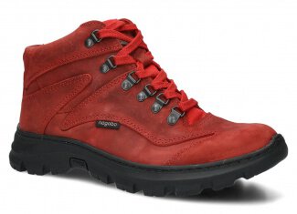 HERREN SCHNURSCHUHE MODELL 404 ROT CRAZY - GRÖßE 42