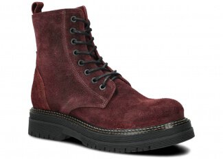 MODELL EV108 Dunkelrot Velours Wax