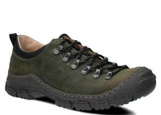 MODELL 444 GRÜN CRAZY LEDER