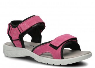 DAMEN-SANDALEN NAGABA MODELL 266 ROSA VELOURS LEDER 