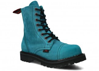 JUGENDSTIEFEL MODELL 008H TÜRKIS CRAZY - GRÖßE 38