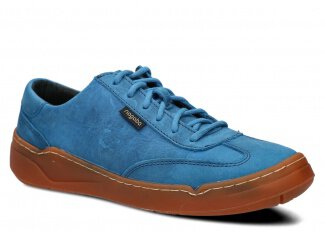 Halbschuh für Männer Nagaba Modell 467 Kobalt Crazy Leder