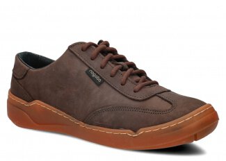Halbschuh für Männer Nagaba Modell 467 Graphit Crazy Leder