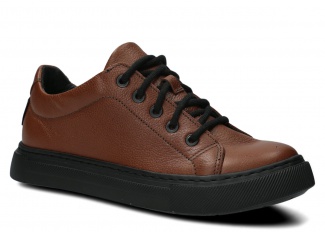 Halbschuhe für Frauen Nagaba Modell 607 Rostrot Rustic Leder