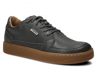 Weite Halbschuhe für Frauen Nagaba Modell 625 Graphit Wolke Leder