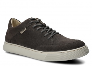 Herrenhalbschuh NAGABA 466 Graphit Velours Leder