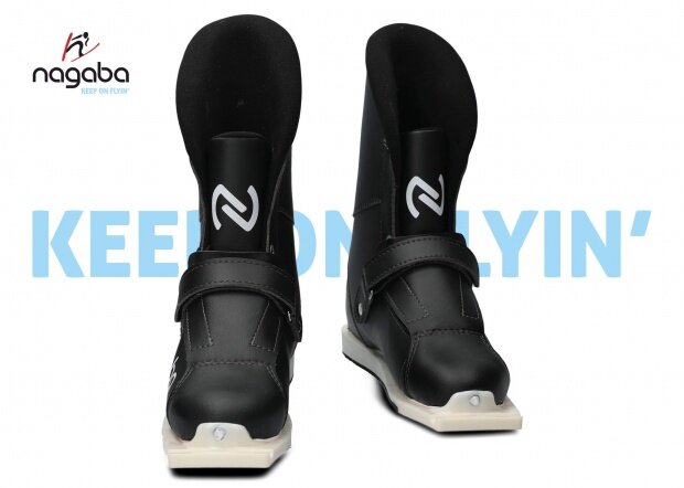 SKI JUMPING BOOTS- COMMERCIAL VERSION - BLACK 