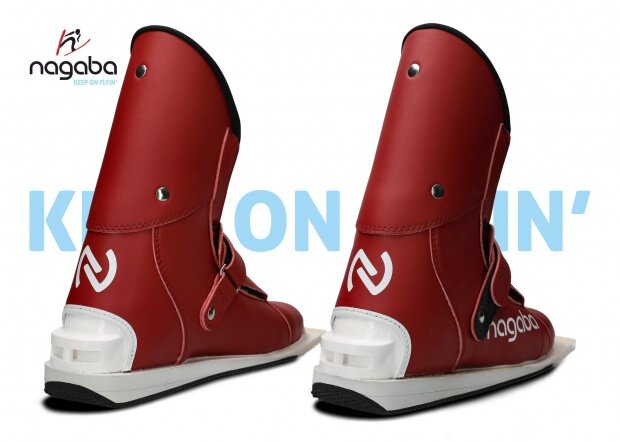 SKI JUMPING BOOTS- COMMERCIAL VERSION - RED