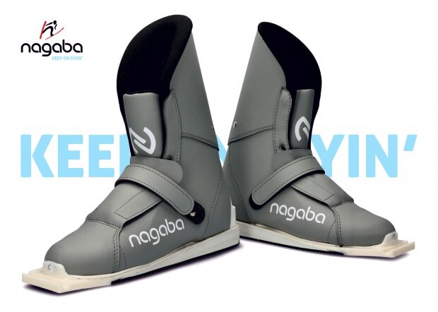 SKI JUMPING BOOTS- COMMERCIAL VERSION - GREY