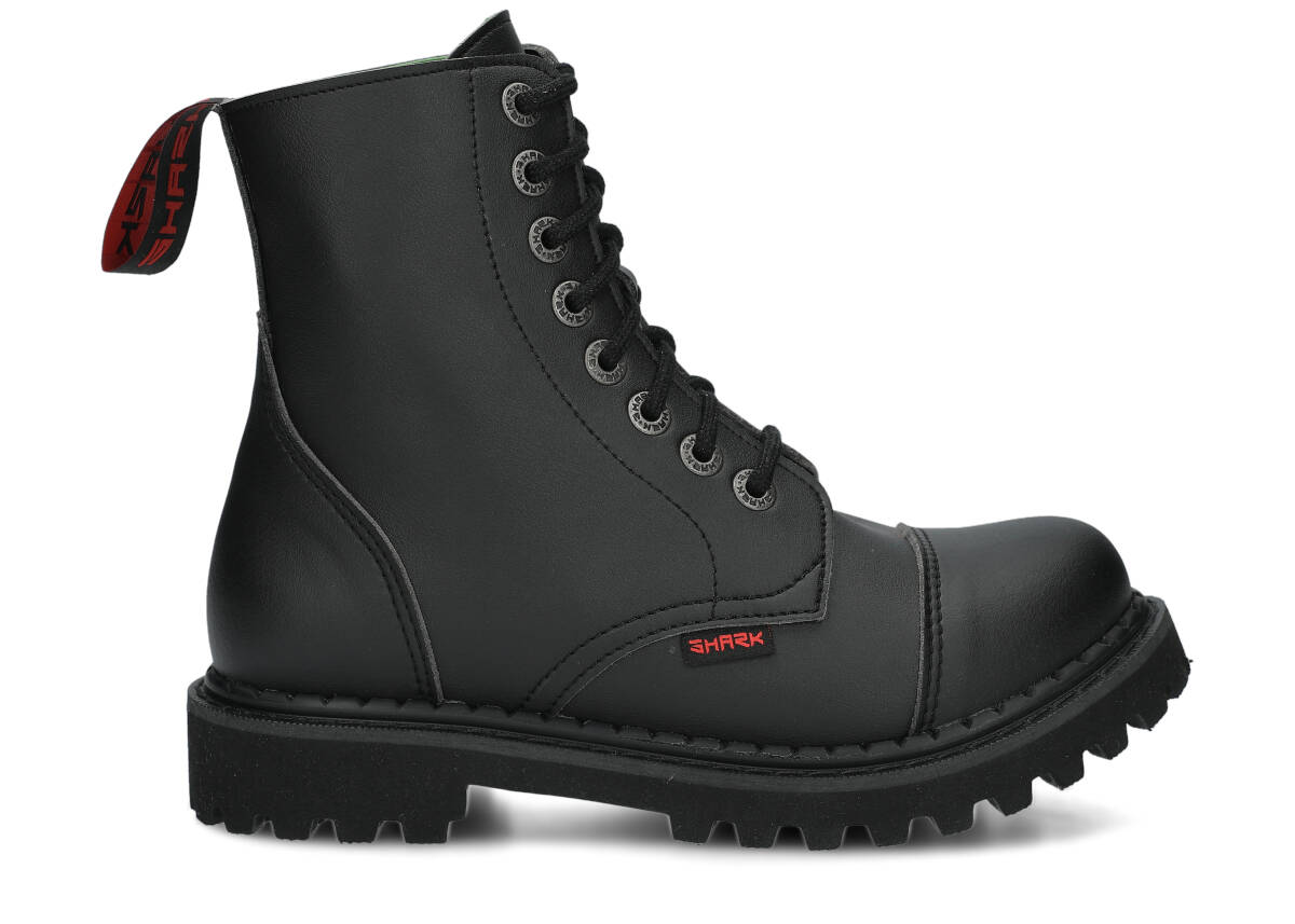 Springerstiefel SHARK NAGABA 8H Schwarz Vegan Springerstiefel SHARK Nagaba