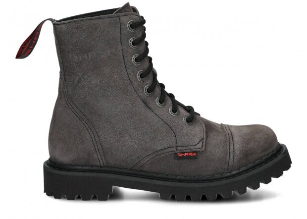Springerstiefel SHARK NAGABA 8H graphit Velours Leder