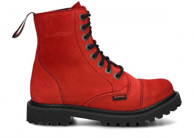 Halbschuhe SHARK NAGABA 8H Rot Velours Leder