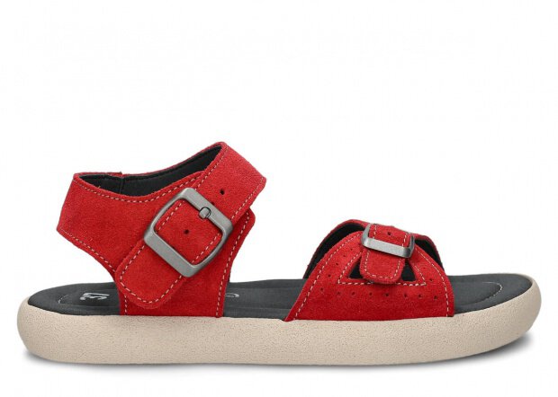 JUGENDSCHUH MODELL 027 ROT velours