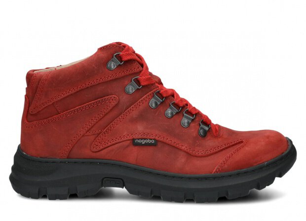 HERREN SCHNURSCHUHE MODELL 404 ROT CRAZY - GRÖßE 42