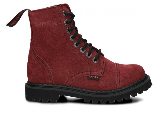 Springerstiefel SHARK NAGABA 8H Dunkelrot VELOURS