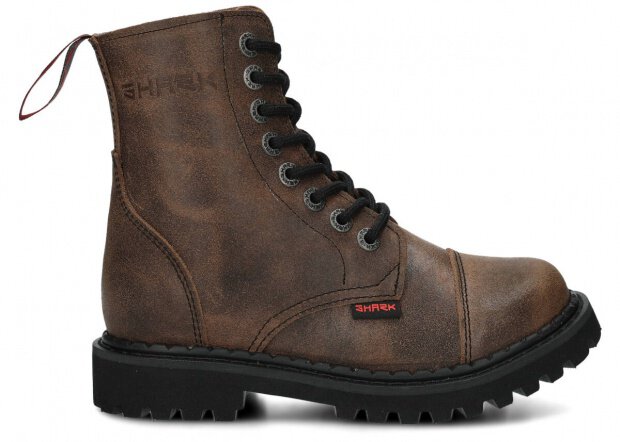 Springerstiefel SHARK NAGABA 8H Braun VELOURS