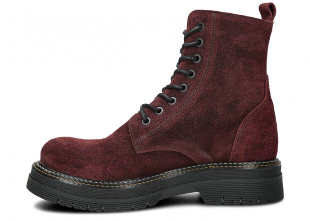 MODELL EV108 Dunkelrot Velours Wax