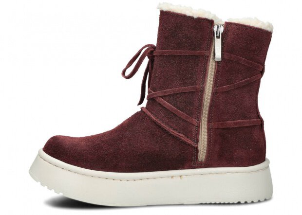 MODELL 235/1 Dunkelrot Velours Wax