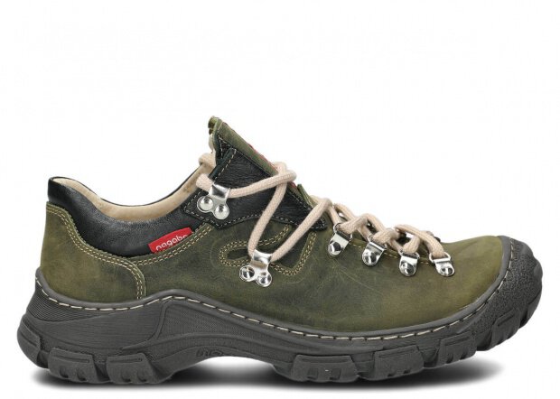 HERREN TREKKINGSCHUHE MODELL 055 FAULIGES GRÜN CRAZY