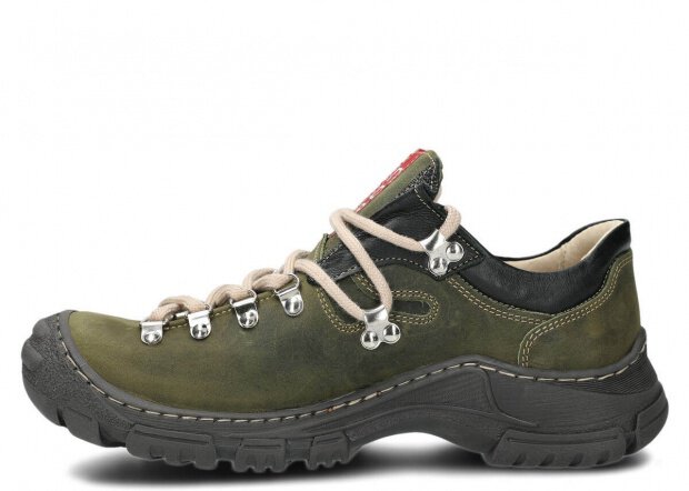 HERREN TREKKINGSCHUHE MODELL 055 FAULIGES GRÜN CRAZY