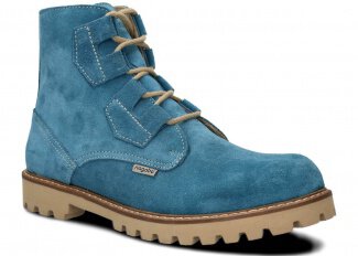 Herren Trapperschuhe NAGABA 488/1 Jeans Velours Leder