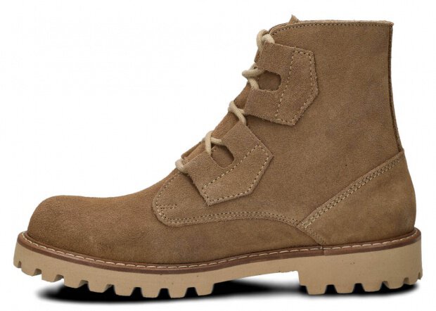 MODELL 488/1 Beige Velours Leder