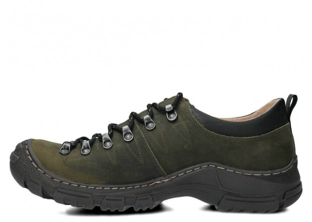 MODELL 444 GRÜN CRAZY LEDER
