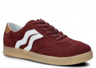 MODELL 129 Dunkelrot VELOURS