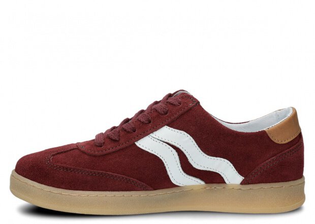 MODELL 129 Dunkelrot VELOURS
