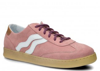 MODELL 129 KORALLEN VELOURS LEDER