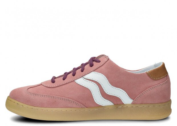 MODELL 129 KORALLEN VELOURS LEDER