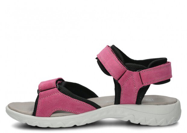 DAMEN-SANDALEN NAGABA MODELL 266 ROSA VELOURS LEDER 