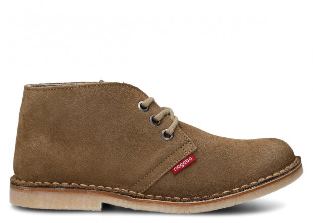 JUGENDSTIEFEL MODELL  0821 BEIGE VELOURS - GRÖßE 38
