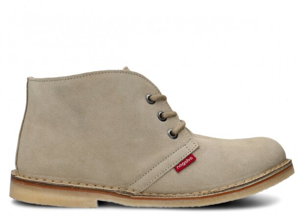 JUGENDSTIEFEL MODELL  082 BEIGE VELOURS - GRÖßE 41