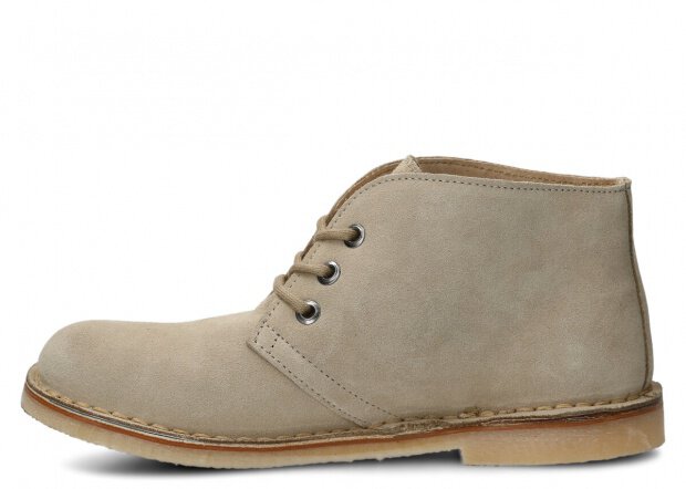 JUGENDSTIEFEL MODELL  082 BEIGE VELOURS - GRÖßE 41