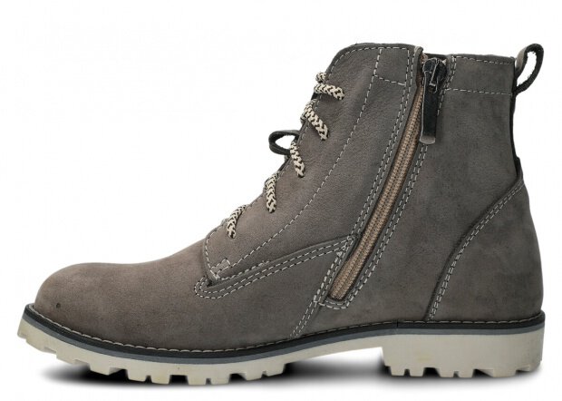 JUGENDSTIEFEL MODELL 349 GRAU SAMUEL + KARO - GRÖßE 36