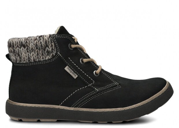 JUGENDSTIEFEL MODELL 298 SCHWARZ SAMUEL + LAMMFELL - GRÖßE 41