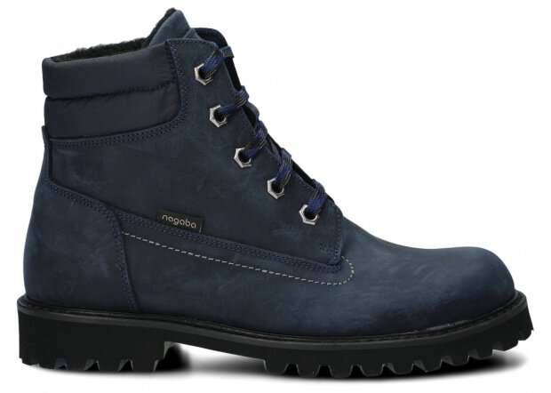 MODELL 4721 DUNKELBLAU CRAZY + FILZ - GRÖßE 41