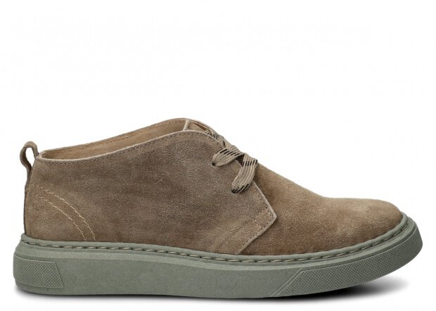 DAMEN SCHNURSCHUHE MODELL 0741 BEIGE VELOURS WAX - GRÖßE 37