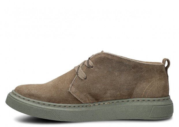 DAMEN SCHNURSCHUHE MODELL 0741 BEIGE VELOURS WAX - GRÖßE 37