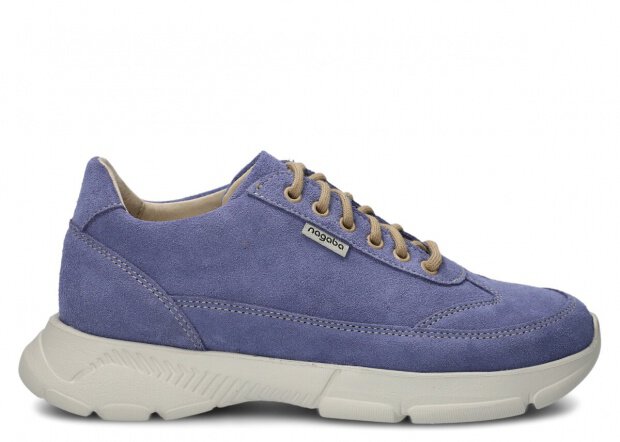 JUGENDSCHUH MODELL 614 VIOLETT VELOURS - GRÖßE 38