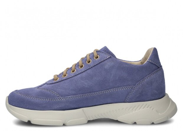 JUGENDSCHUH MODELL 614 VIOLETT VELOURS - GRÖßE 38