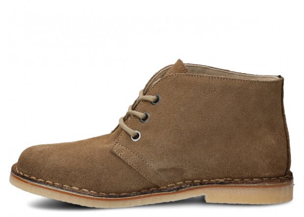 JUGENDSTIEFEL MODELL  082 BEIGE VELOURS - GRÖßE 41