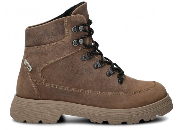 JUGENDSTIEFEL MODELL 287 BEIGE BARKA + FILZ - 40