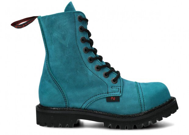 JUGENDSTIEFEL MODELL 008H TÜRKIS CRAZY - GRÖßE 38