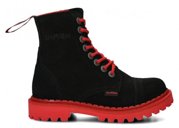 JUGENDSTIEFEL MODELL 008L SCHWARZ VELOURS - GRÖßE 38