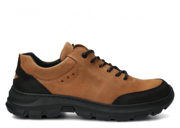 Herren-Trekkingschuhe Modell 4081 Braun Crazy Leder